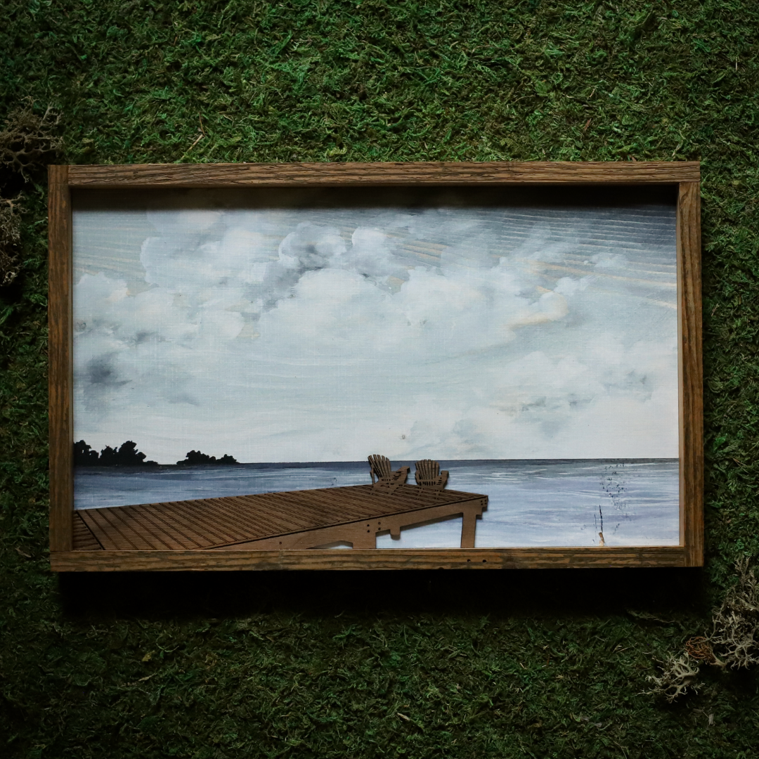 "Dock of the Bay 2" Seconds – 8" x 15"