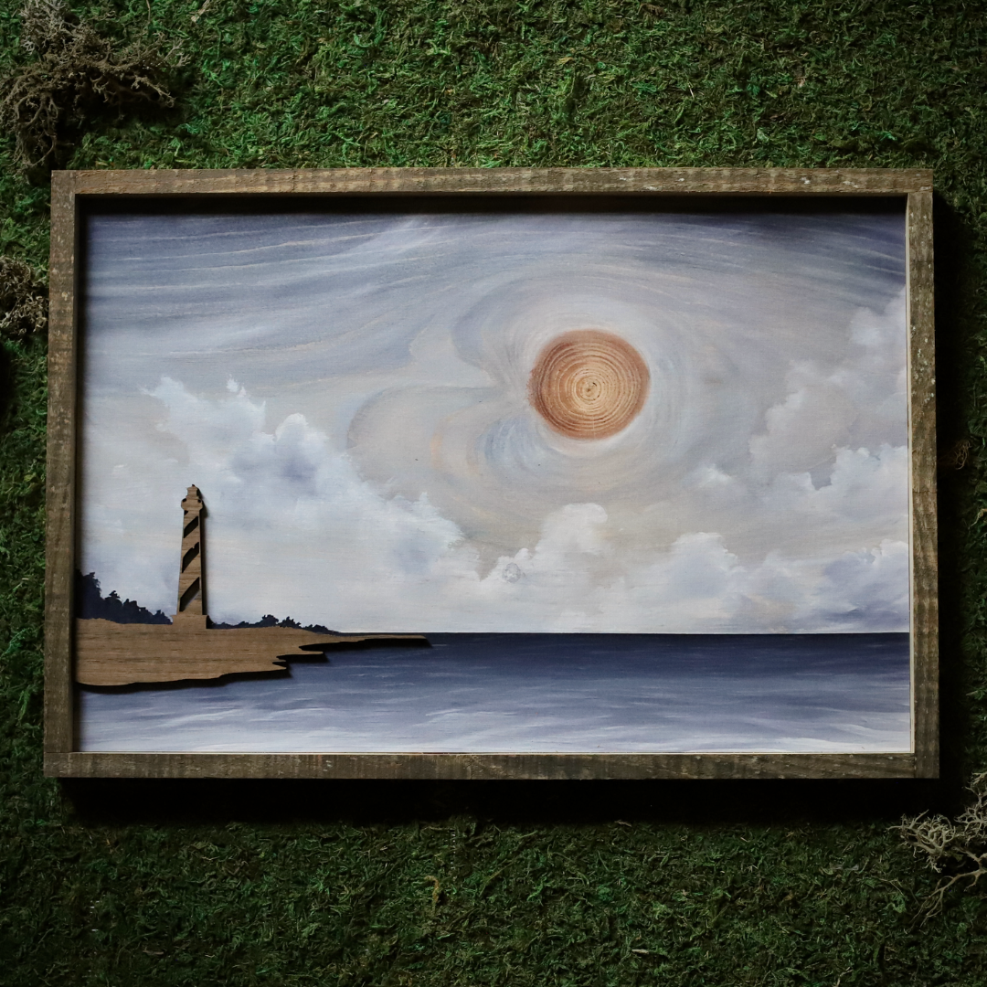 "Hatteras Lighthouse" Seconds – 12" x 18"