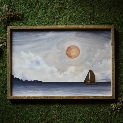 "Sailboat on the Bay" Seconds – 12" x 18"