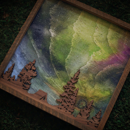 “Arctic Reverie” Northern Lights Framed Print - Havyn