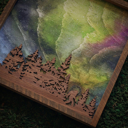 “Arctic Reverie” Northern Lights Framed Print - Havyn