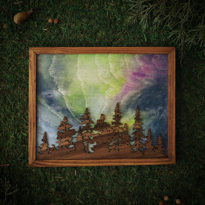 “Arctic Reverie” Northern Lights Framed Print - Havyn