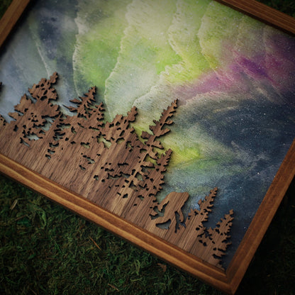 “Arctic Reverie” Northern Lights Framed Print - Havyn