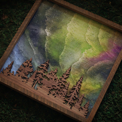 “Arctic Reverie” Northern Lights Framed Print - Havyn