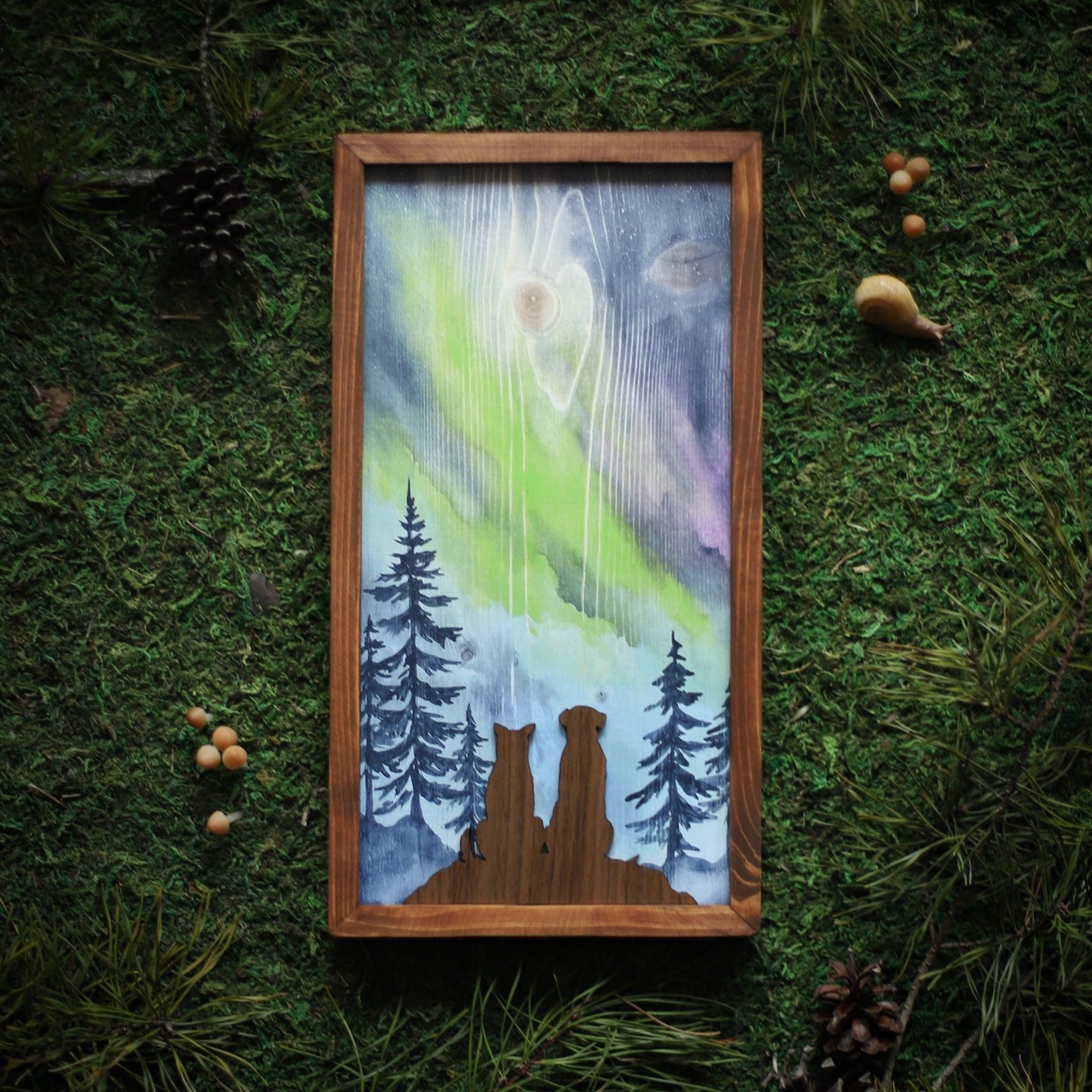 "Aurora's Embrace" 6x12" Framed Print - Havyn