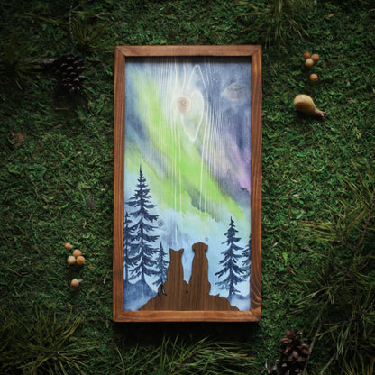 "Aurora's Embrace" 6x12" Framed Print - Havyn