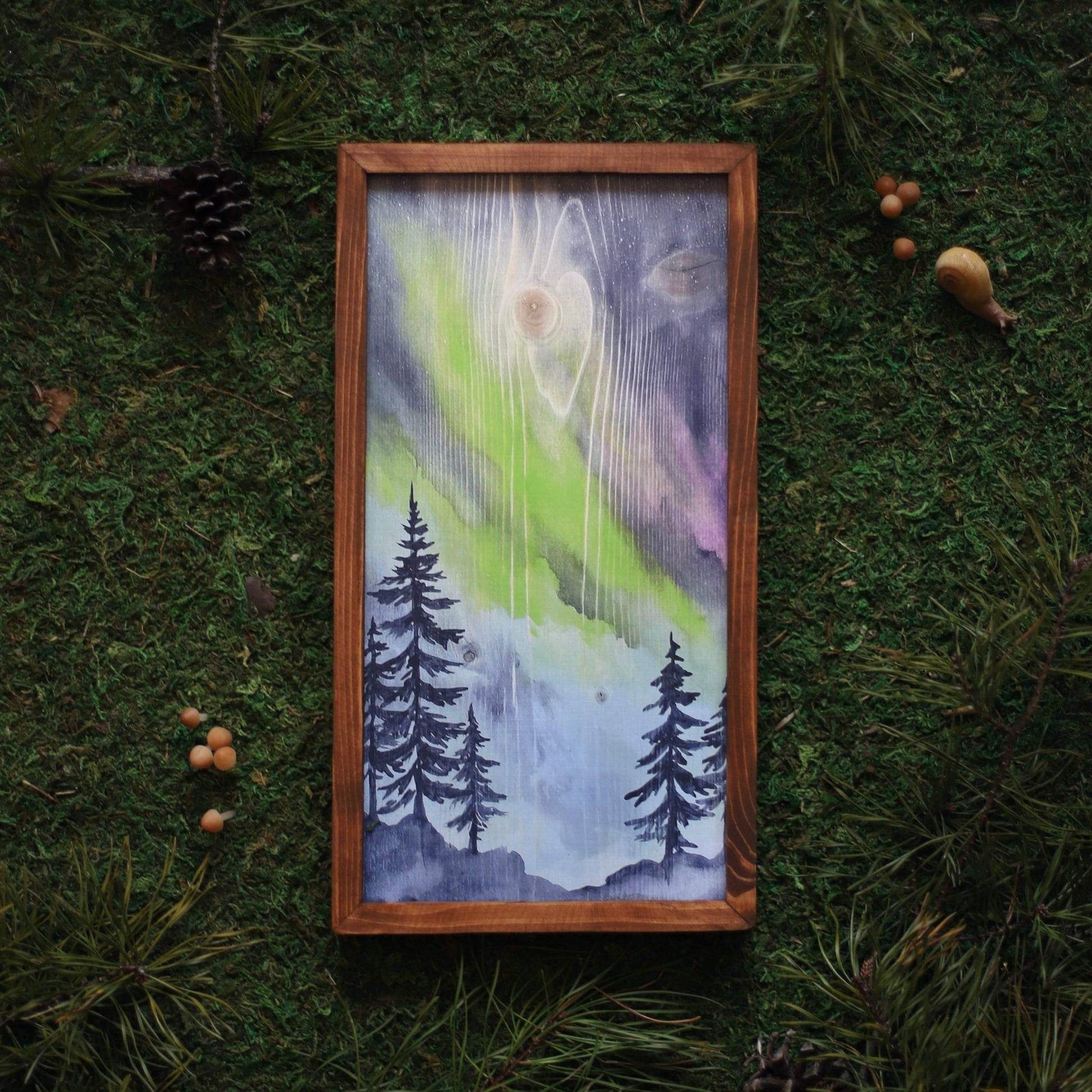 "Aurora's Embrace" 6x12" Framed Print - Havyn