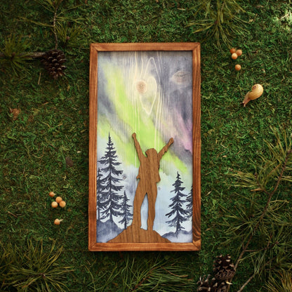 "Aurora's Embrace" 6x12" Framed Print - Havyn
