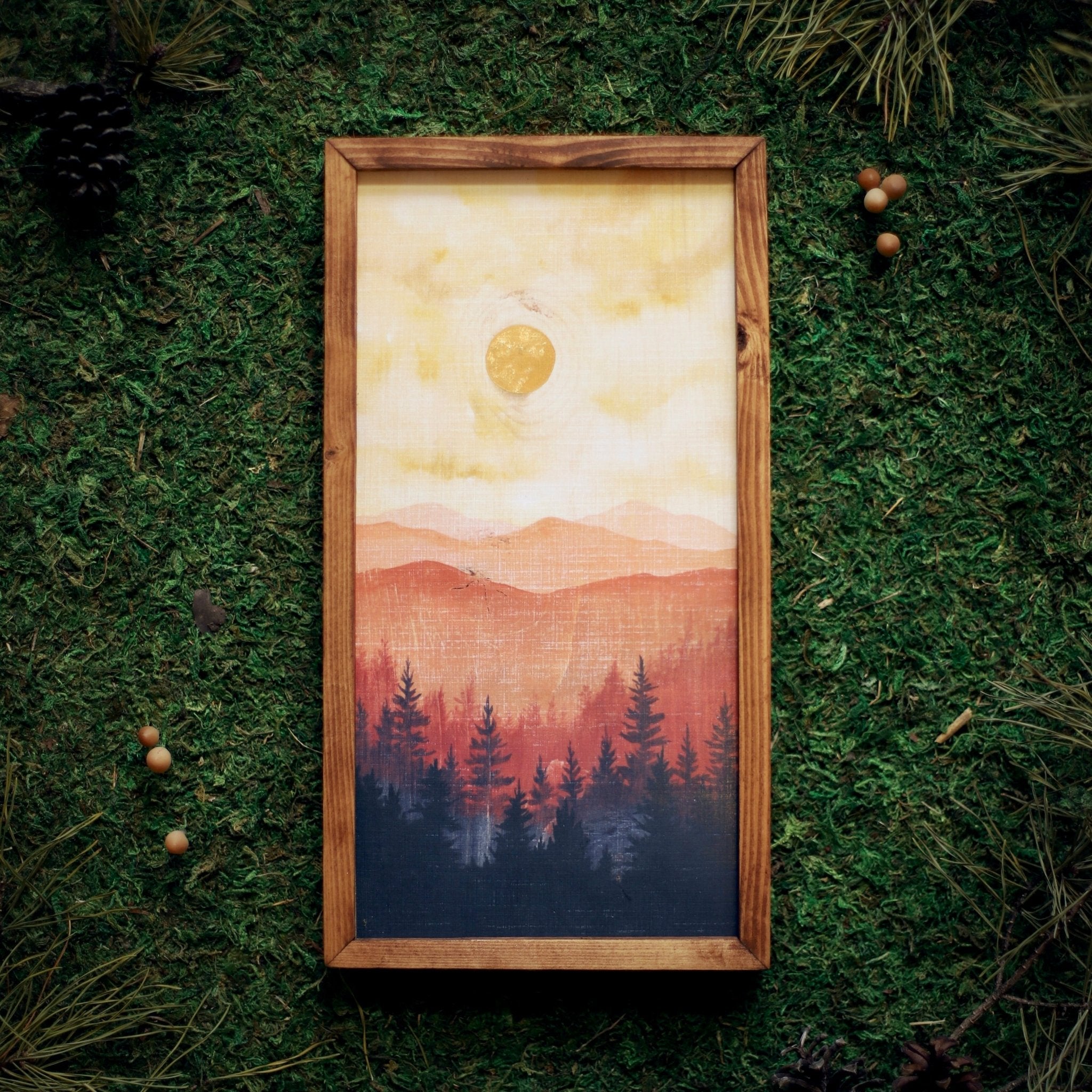 Framed Nature Prints with Custom Wood Silhouettes | Havyn Handmade