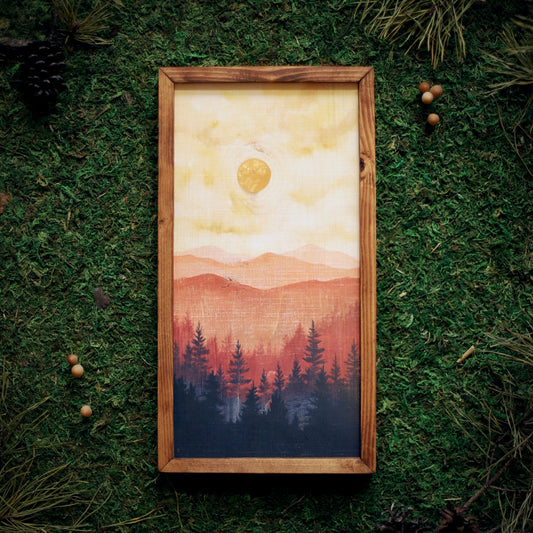 "Autumn Magic" 6x12" Framed Print - Havyn