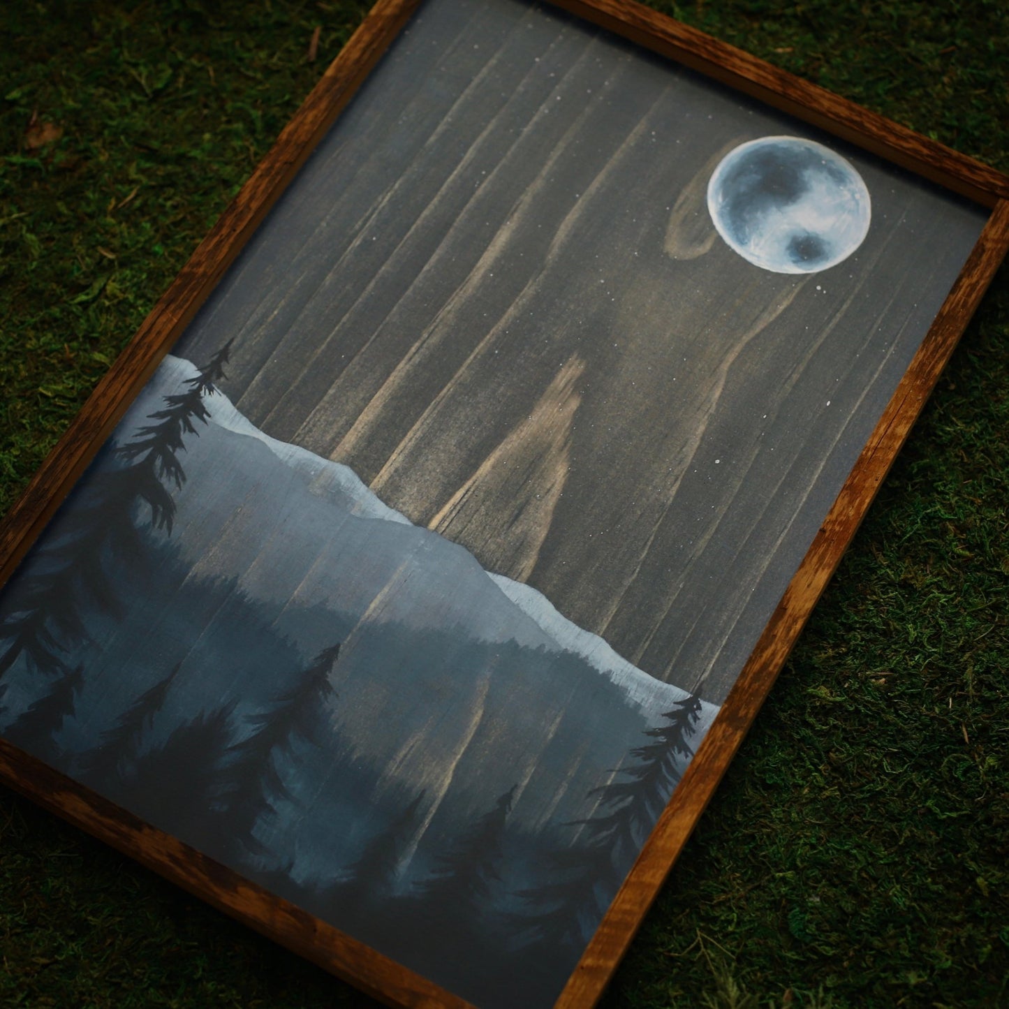 “Blue Moon" 12x18" Framed Print - Havyn