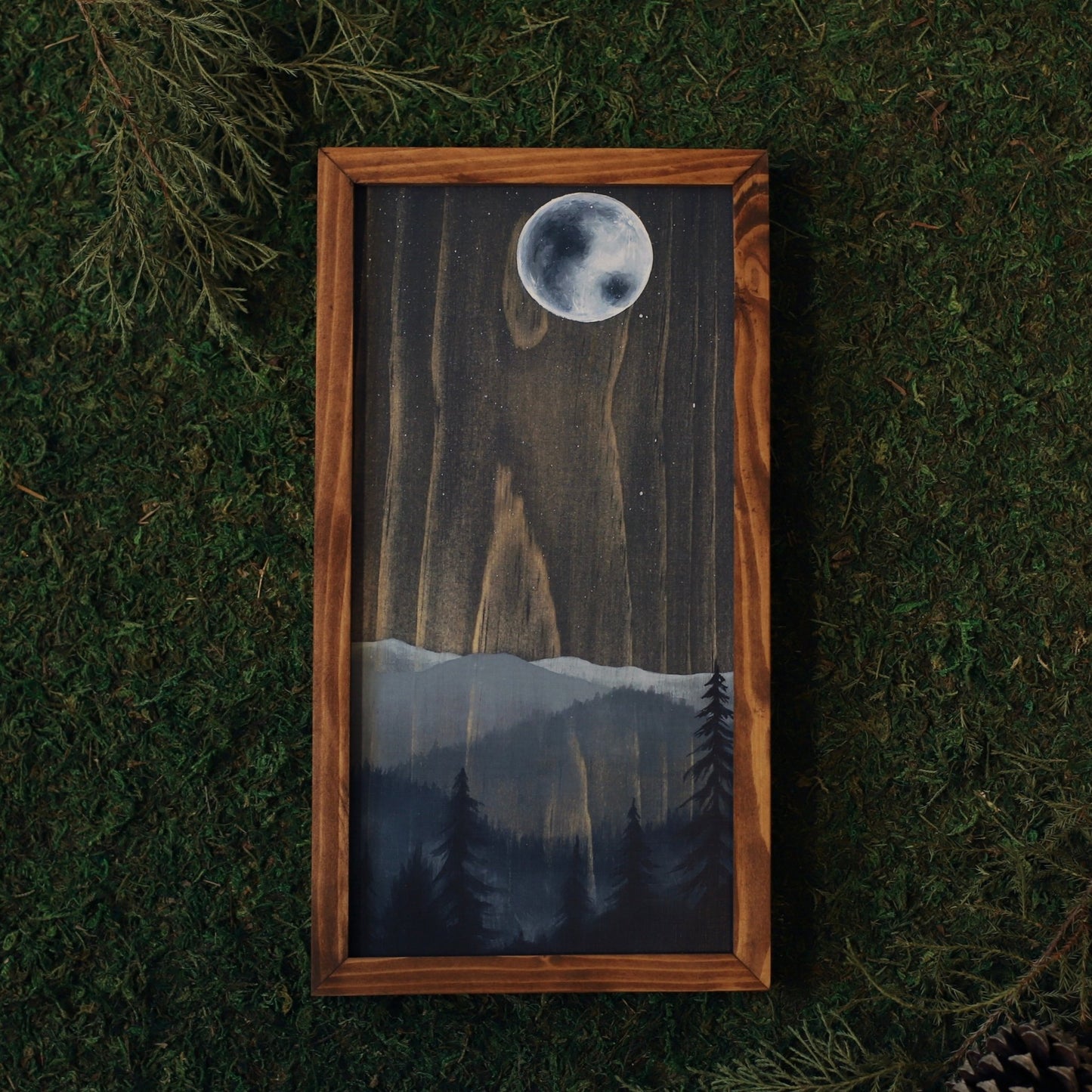 “Blue Moon" 6x12" Framed Print - Havyn