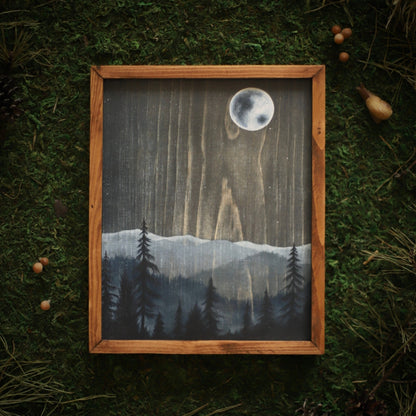 "Blue Moon" 8x10" Framed Print - Havyn