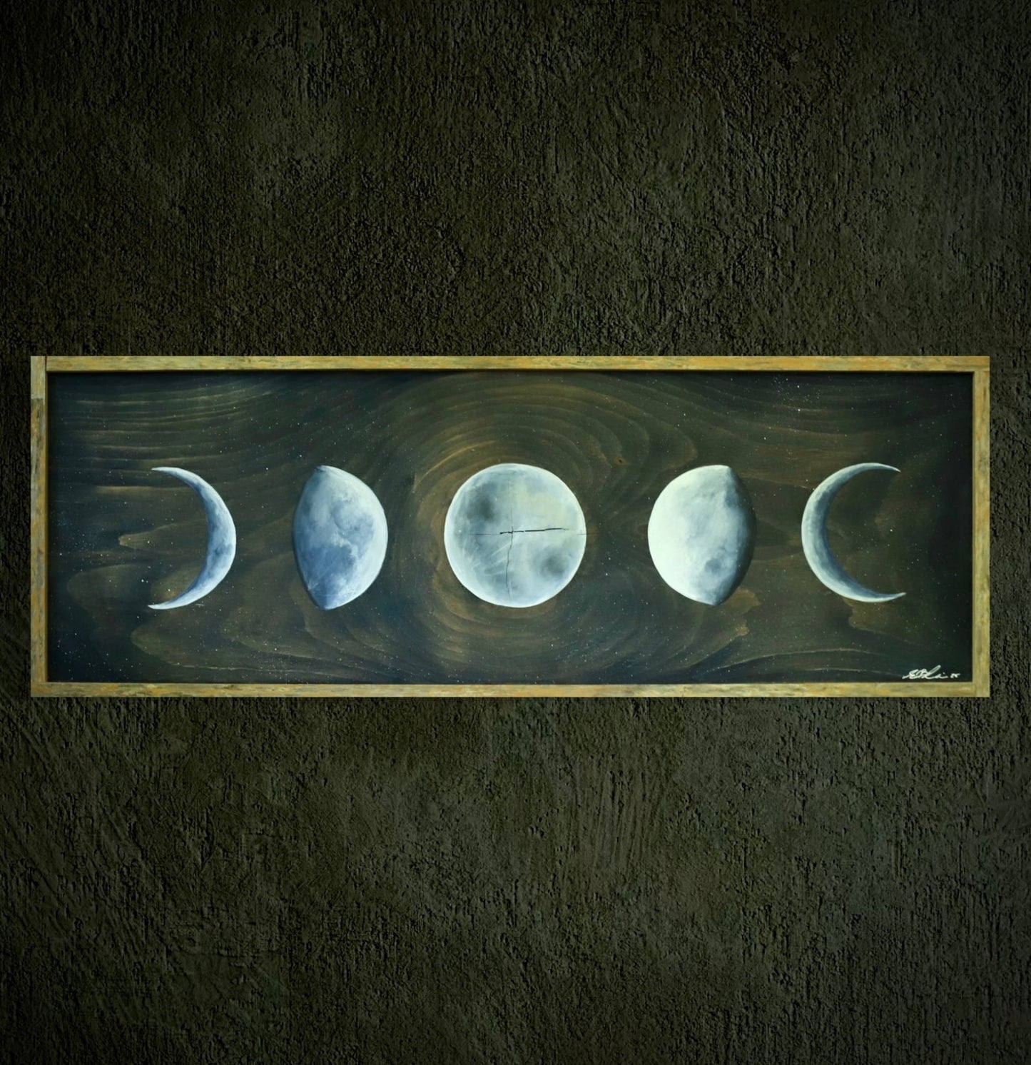 “Constant Change” Moon Phase Original Painting - Havyn