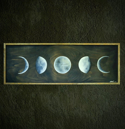 “Constant Change” Moon Phase Original Painting - Havyn
