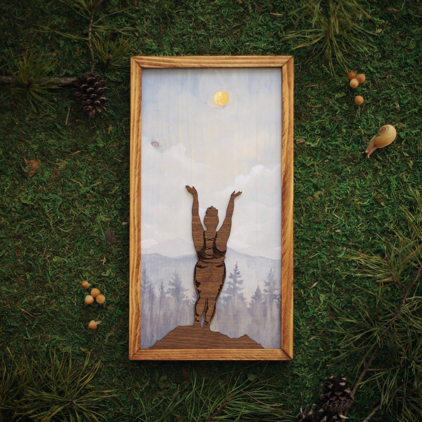 "Dreamy Clouds" 6x12" Framed Print - Havyn