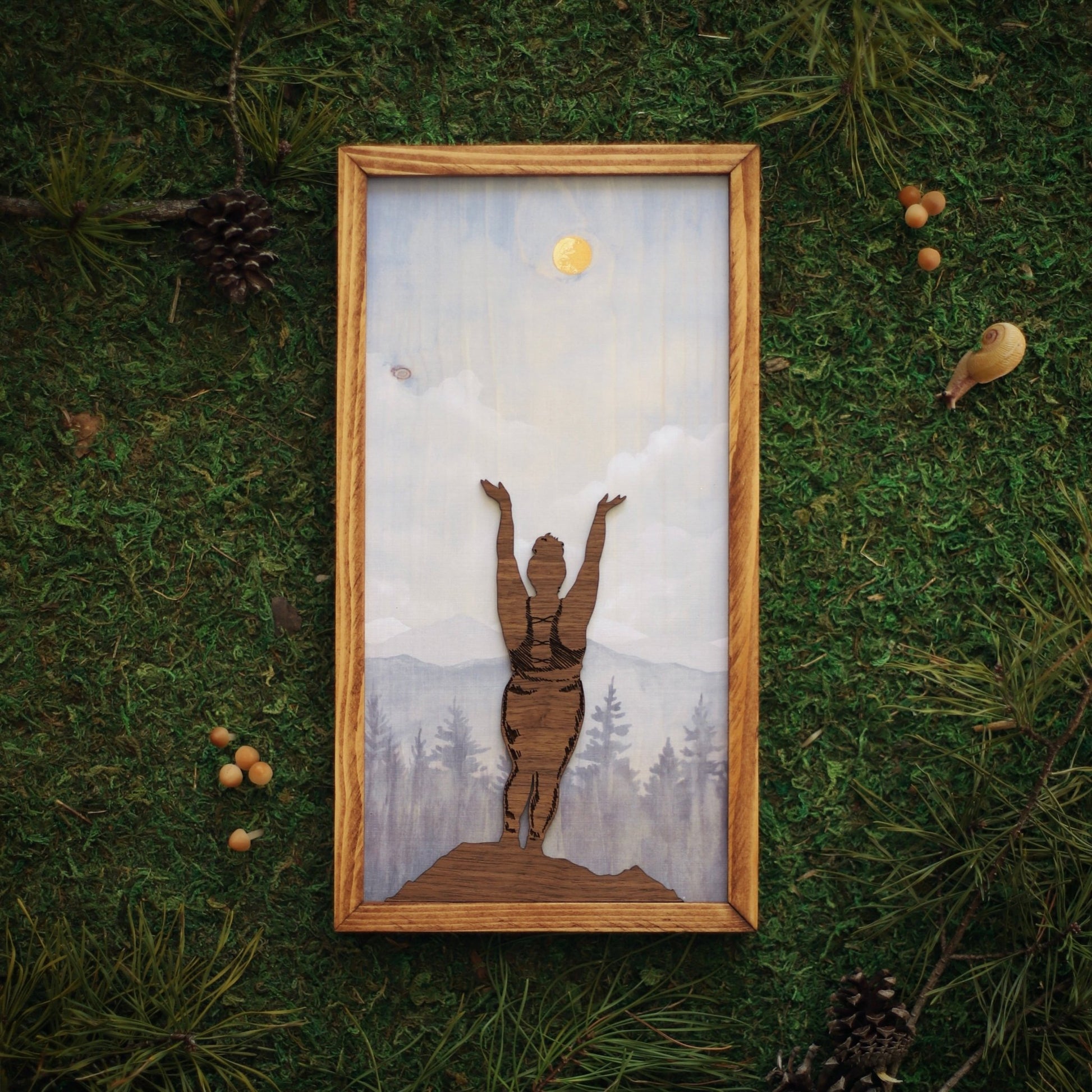 "Dreamy Clouds" 6x12" Framed Print - Havyn