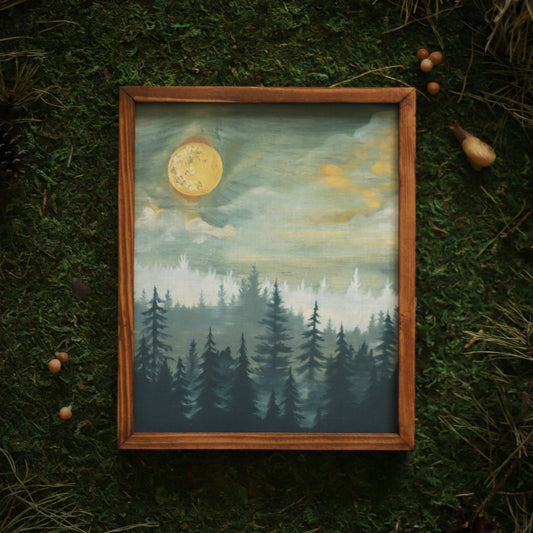 "Evergreen Mist" 8x10" Framed Print - Havyn