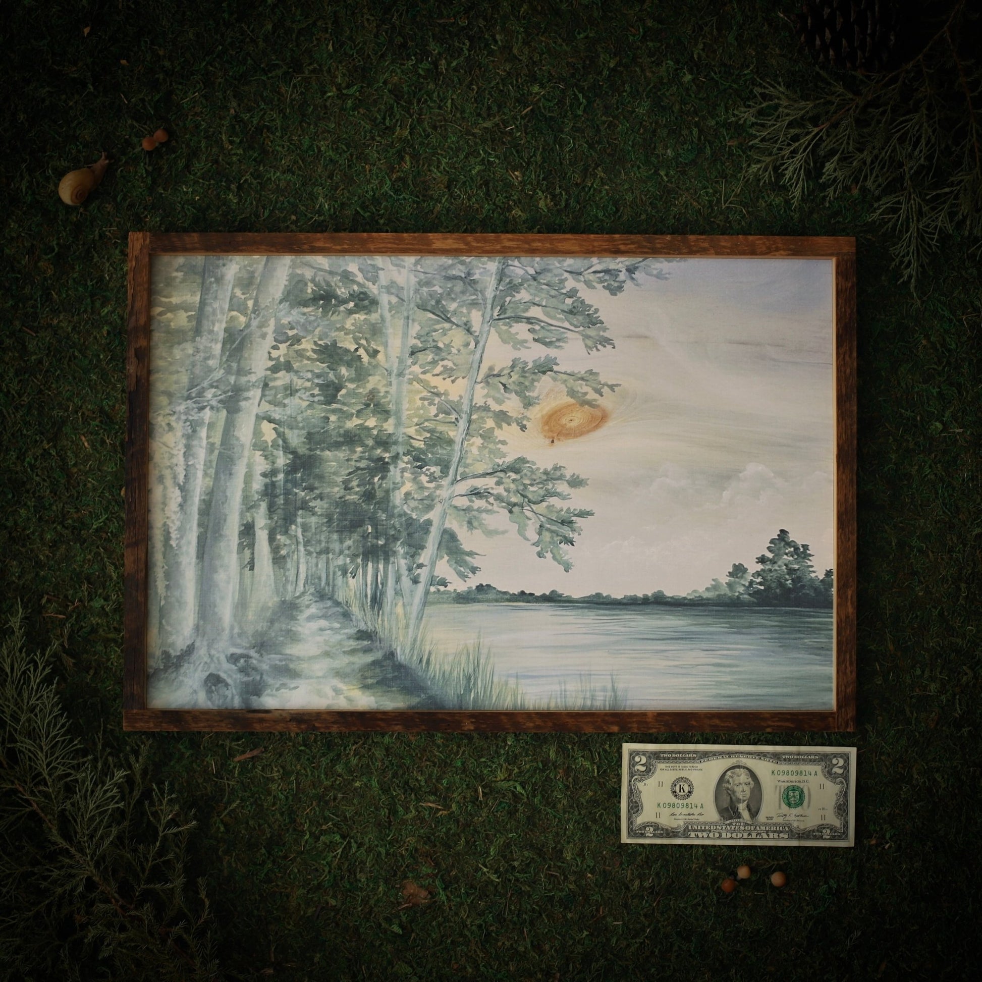 “First Landing" 12x18" Framed Print - Havyn