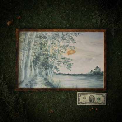 “First Landing" 12x18" Framed Print - Havyn