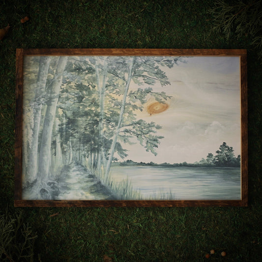 “First Landing" 12x18" Framed Print - Havyn