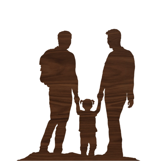 Gay Men, Family of 3