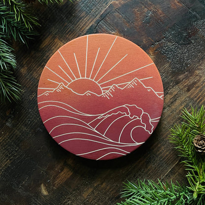 "Give Me Both" Engraved Ombre Wall Art - Havyn