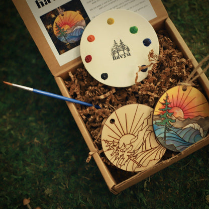 "Give Me Both" Wood Ornament DIY Paint Kit - Havyn