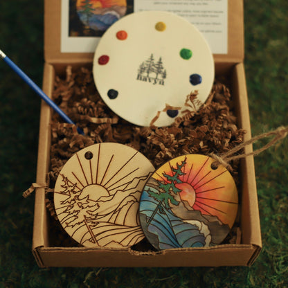 "Give Me Both" Wood Ornament DIY Paint Kit - Havyn