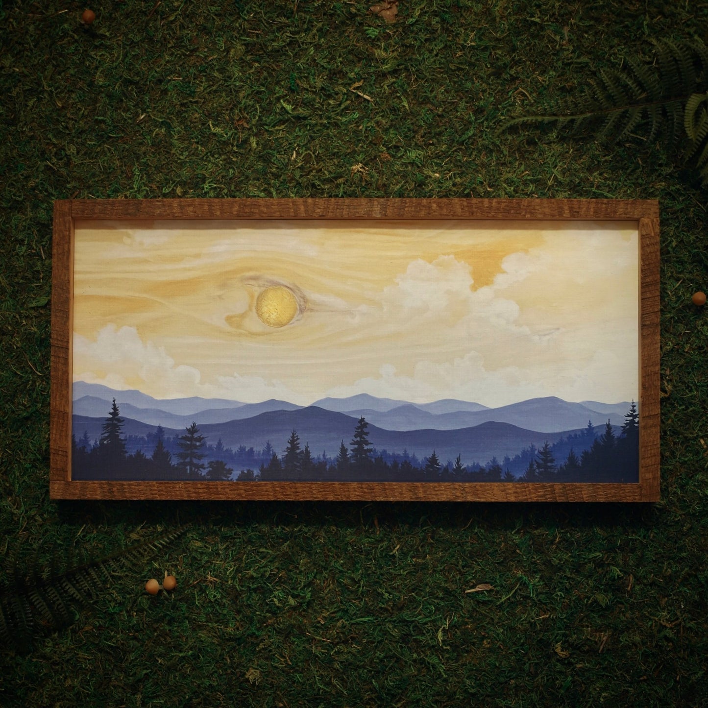 “Golden Sky" 6x18" Framed Print - Havyn