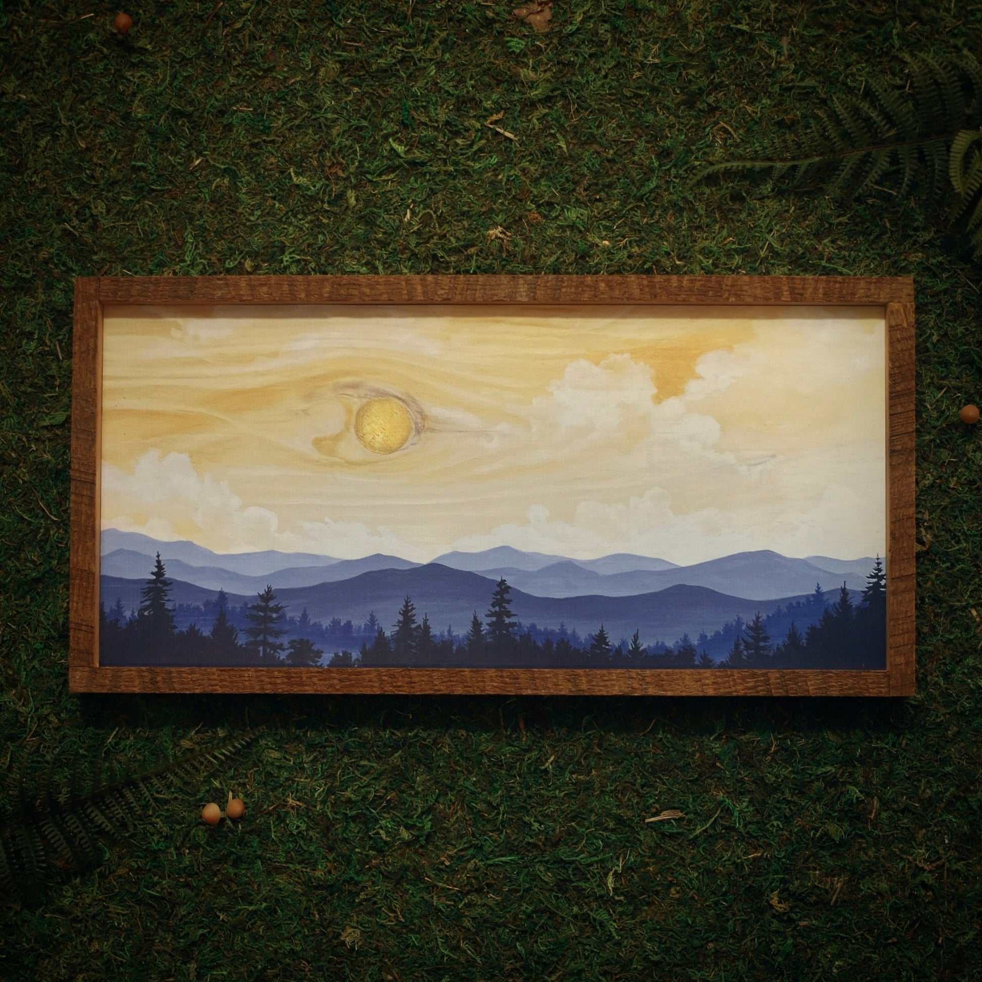 “Golden Sky" 6x18" Framed Print - Havyn