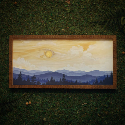 “Golden Sky" 6x18" Framed Print - Havyn