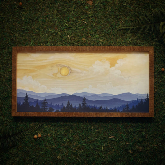 “Golden Sky" 6x18" Framed Print - Havyn