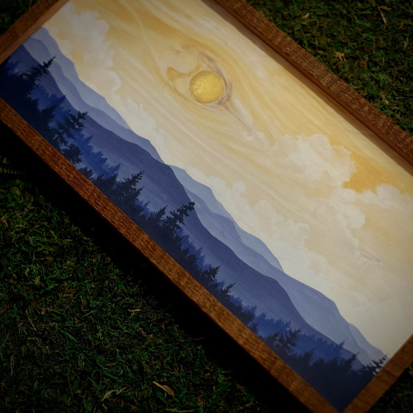 “Golden Sky" 6x18" Framed Print - Havyn