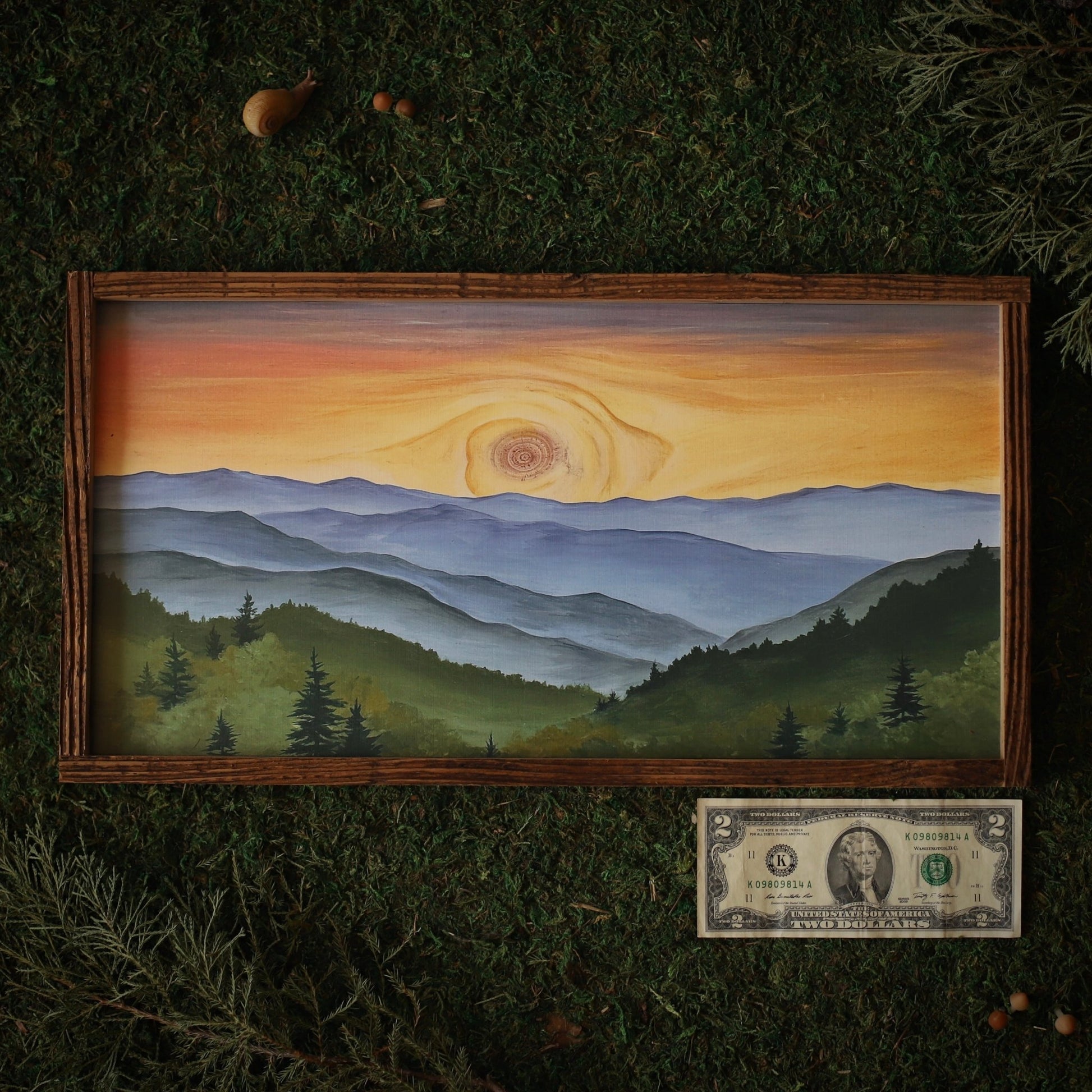 “Highlands Dusk" 6x12" Framed Print - Havyn