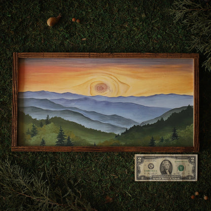 “Highlands Dusk" 6x12" Framed Print - Havyn