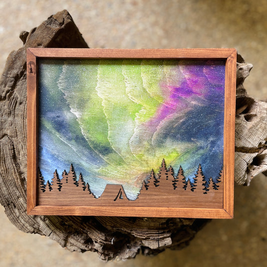 “Northern Lights” Framed Print