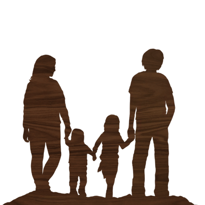 Individual Walnut Silhouette - Havyn