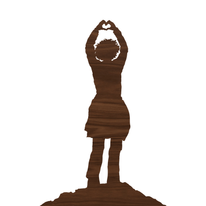 Individual Walnut Silhouette - Havyn