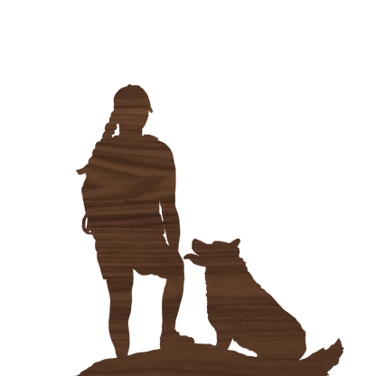 Individual Walnut Silhouette - Havyn