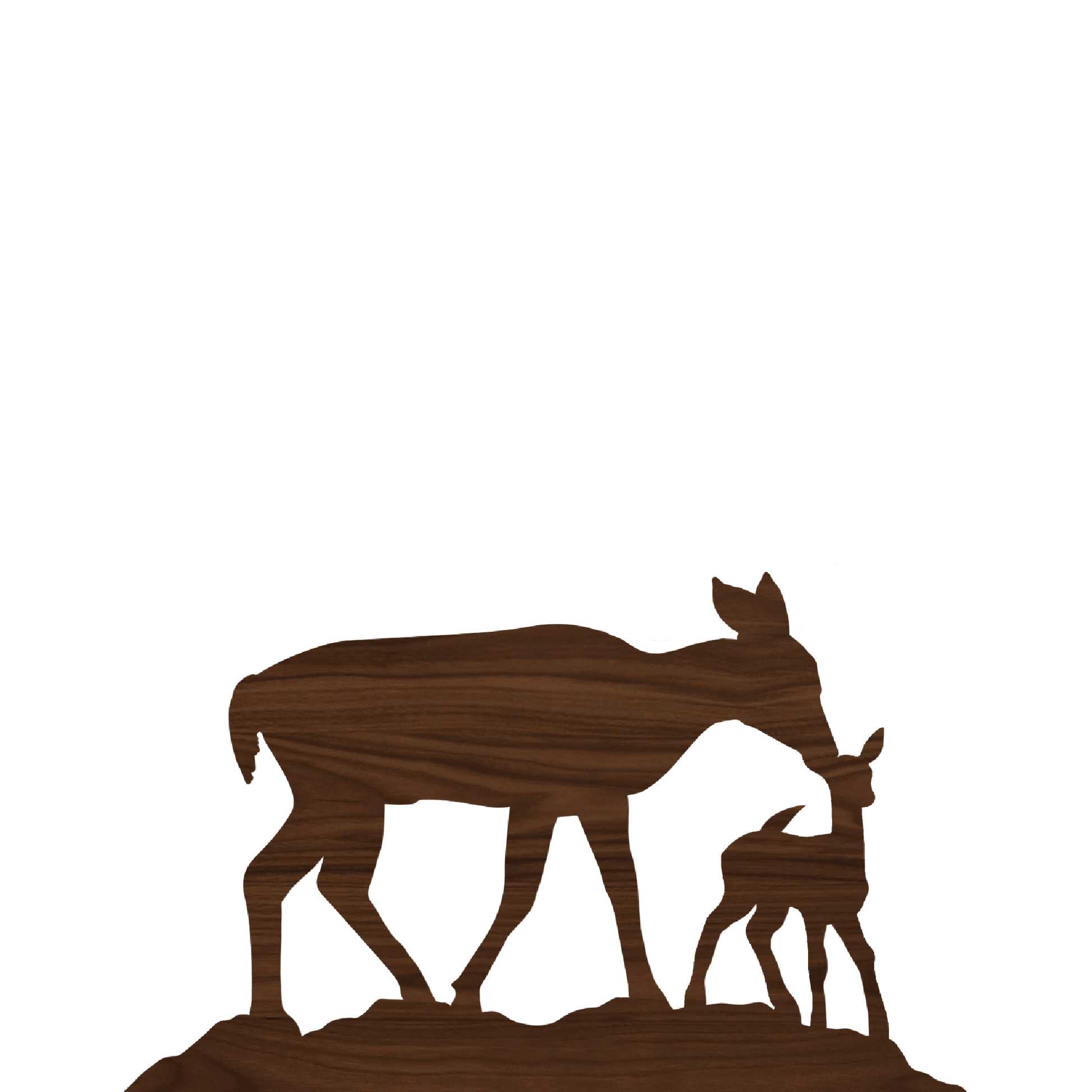 Individual Walnut Silhouette - Havyn