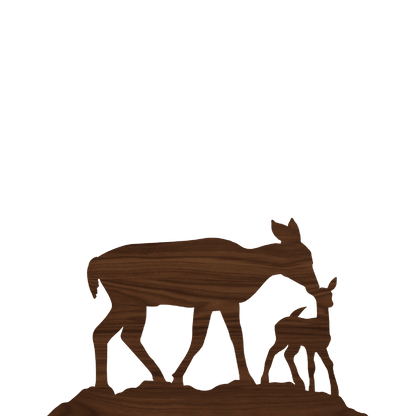 Individual Walnut Silhouette - Havyn