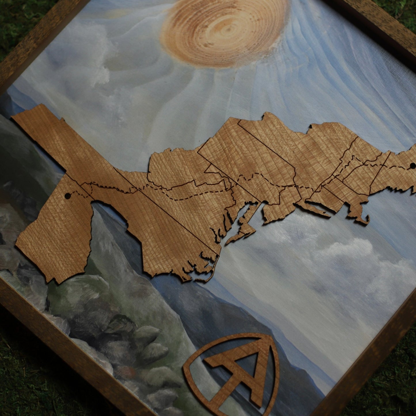 “Mt. Katahdin" Appalachian Trail Framed Print - Havyn