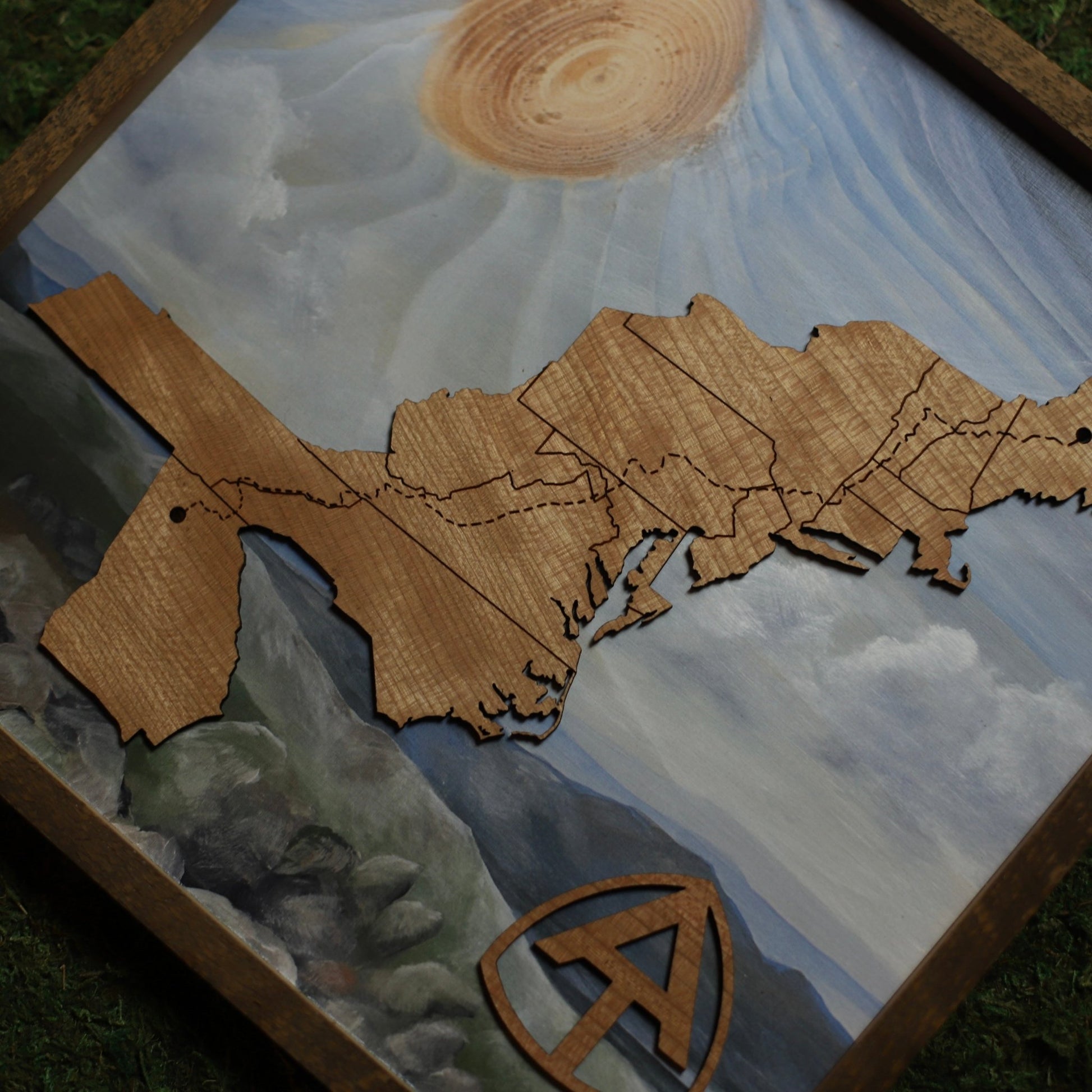 “Mt. Katahdin" Appalachian Trail Framed Print - Havyn