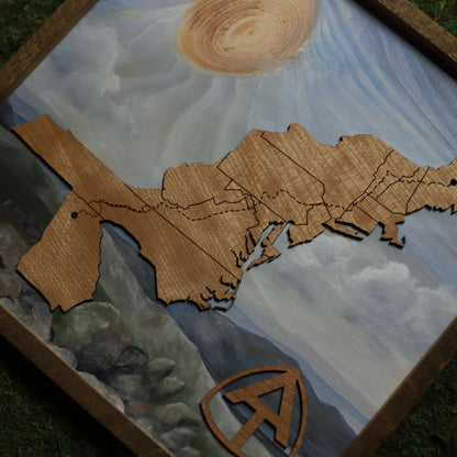 “Mt. Katahdin" Appalachian Trail Framed Print - Havyn