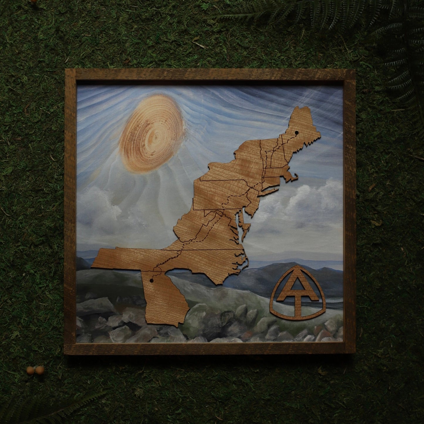 “Mt. Katahdin" Appalachian Trail Framed Print - Havyn