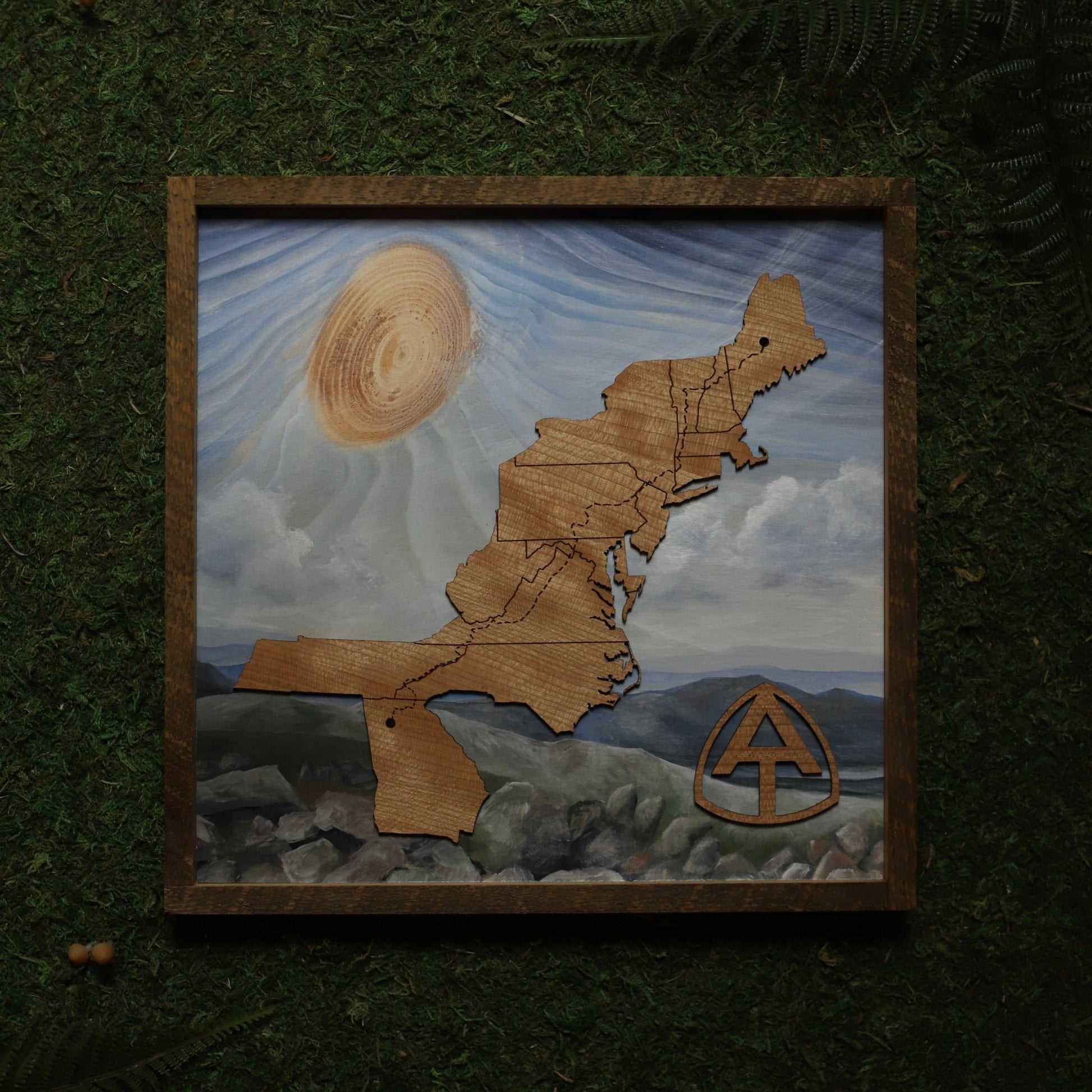 “Mt. Katahdin" Appalachian Trail Framed Print - Havyn