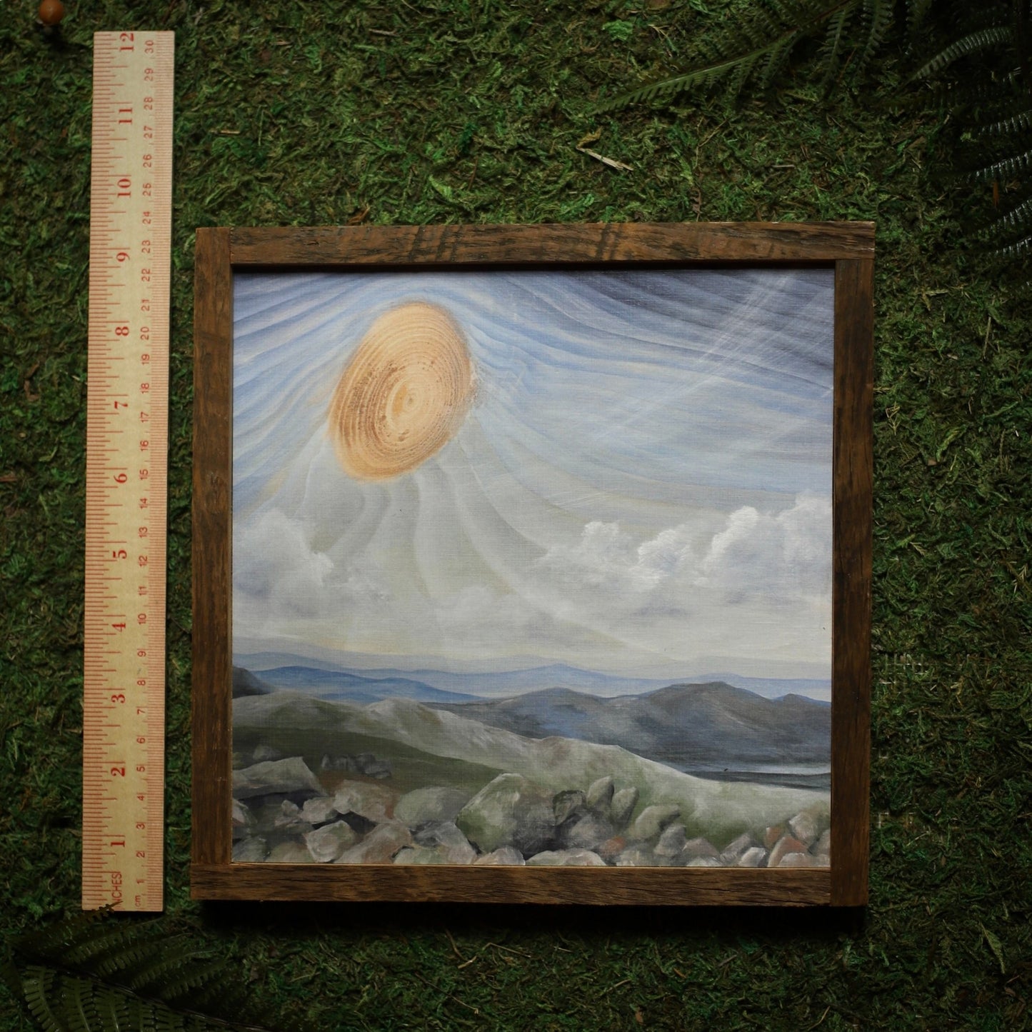 “Mt. Katahdin" Square Framed Print - Havyn