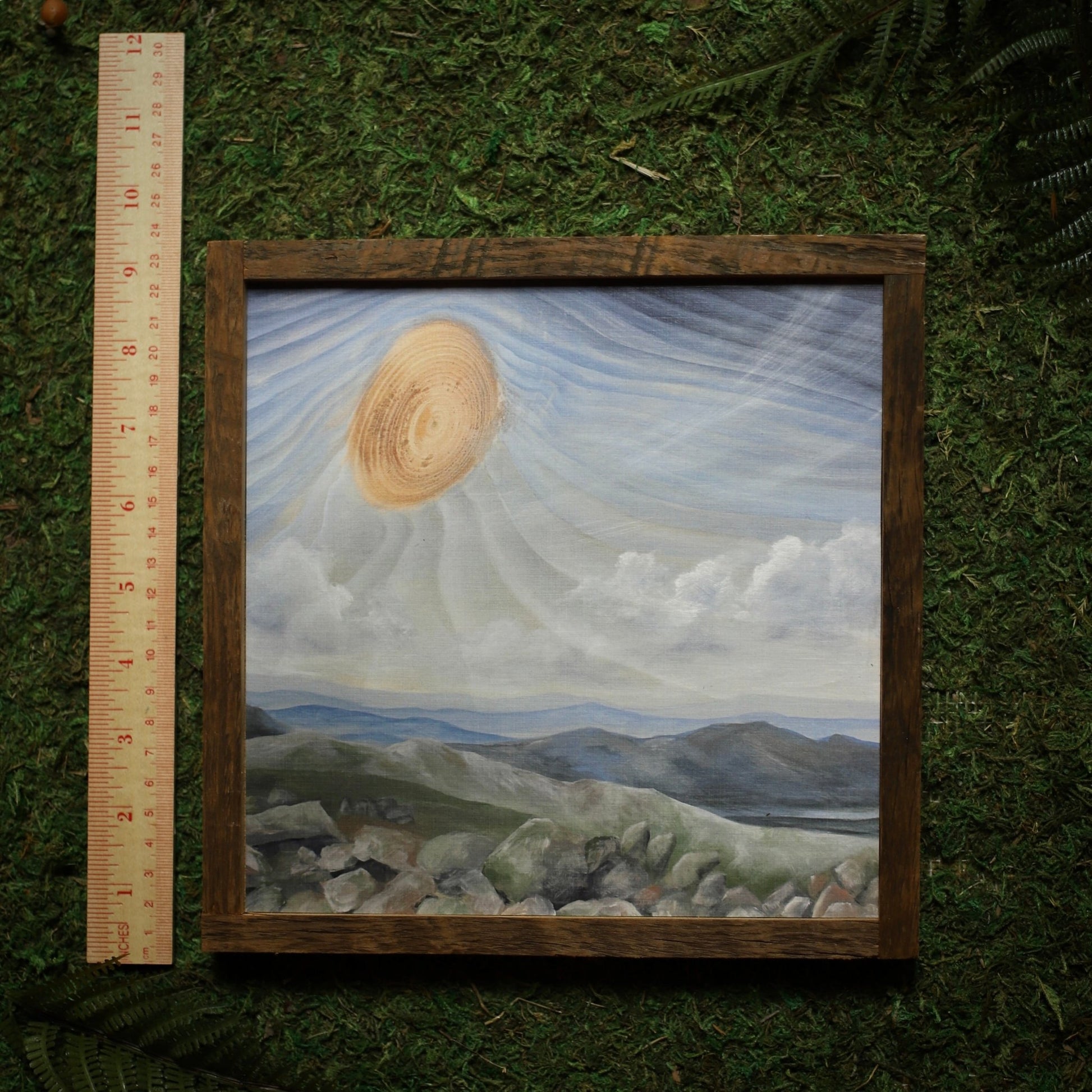 “Mt. Katahdin" Square Framed Print - Havyn