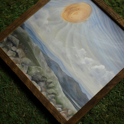 “Mt. Katahdin" Square Framed Print - Havyn